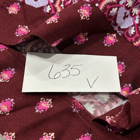 Gilligan & OMalley XXL Rayon Shorts Purple Paisley Tassel Detail Sleepwear NWT - Picture 9 of 10